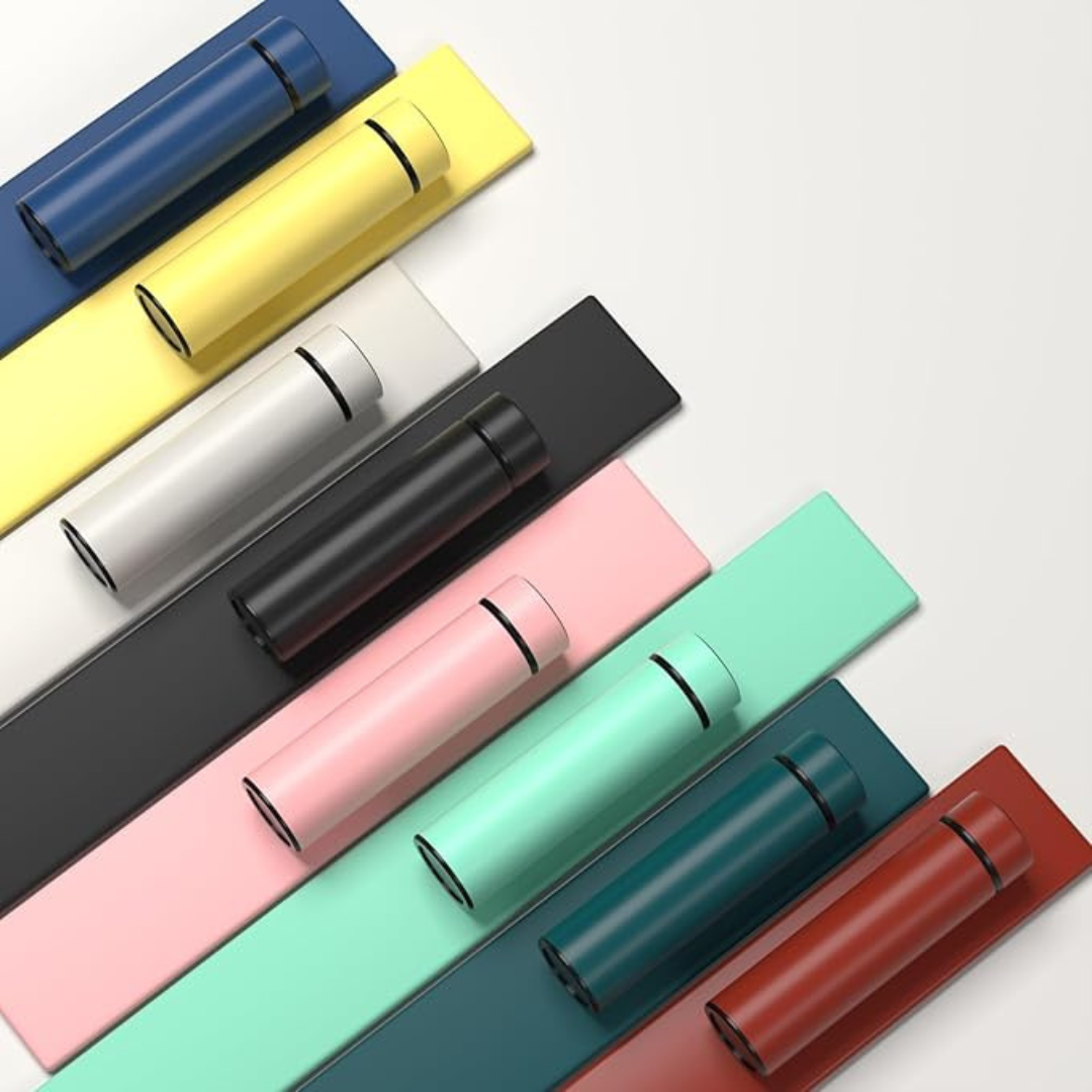 Botella inteligente con indicador de temperatura